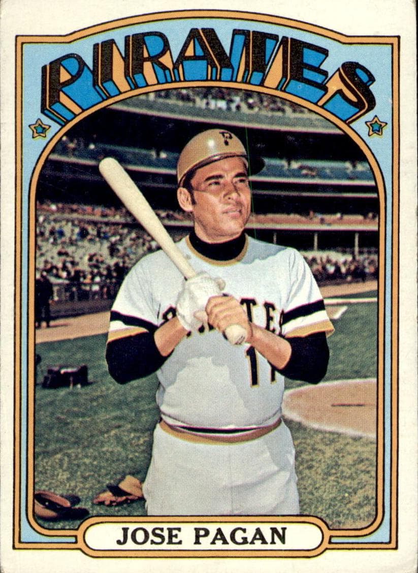 Jose Pagan 1972 topps Topps