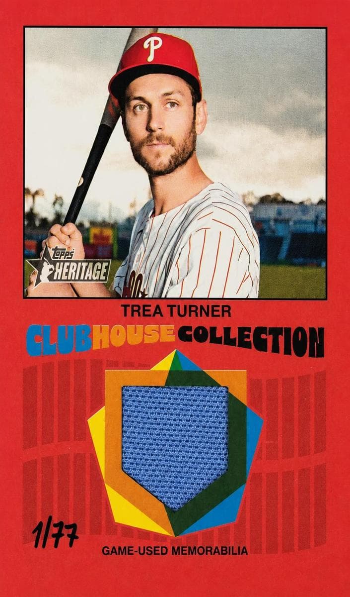 Trea Turner 2026 topps Topps Heritage