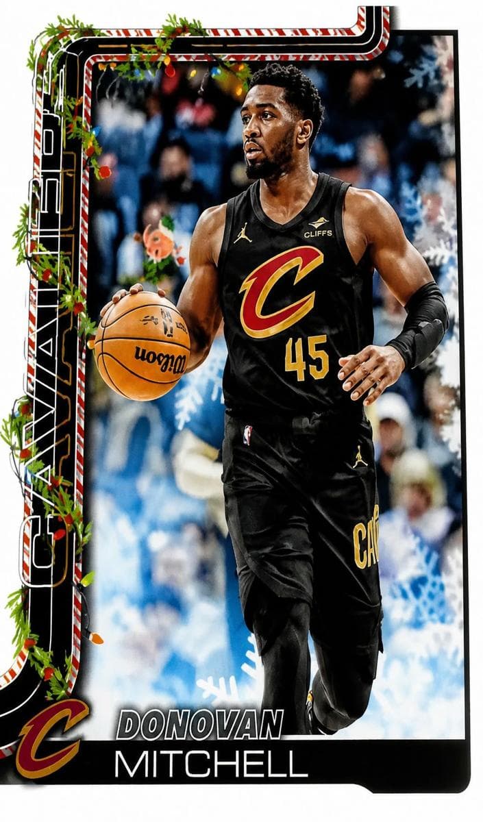 Donovan Mitchell 2025 topps Topps Holiday