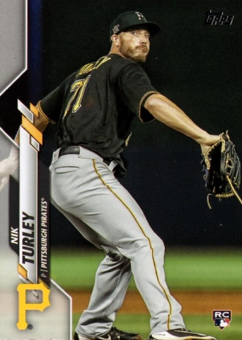 Nik Turley 2020 topps Topps Update
