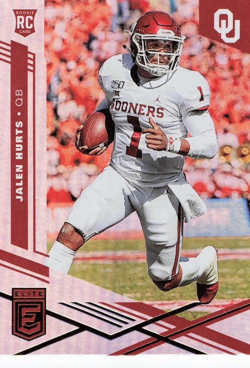 Jalen Hurts 2020 panini Panini Plates & Patches