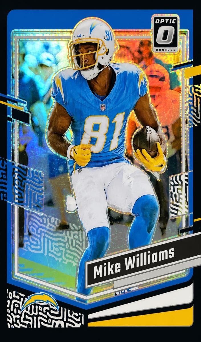 Mike Williams 2023 panini Donruss Optic