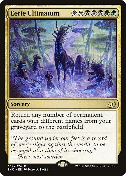 Eerie Ultimatum 2024 Magic: The Gathering Special Guests Borderless