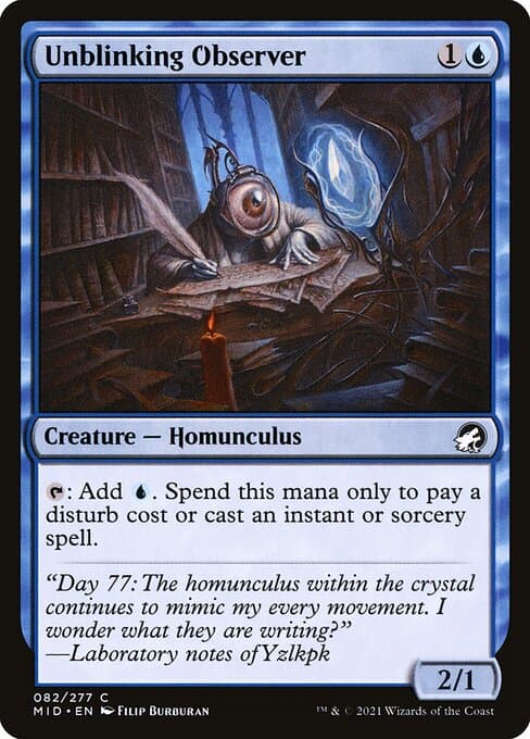 Unblinking Observer 2022 Magic: The Gathering Innistrad: Double Feature