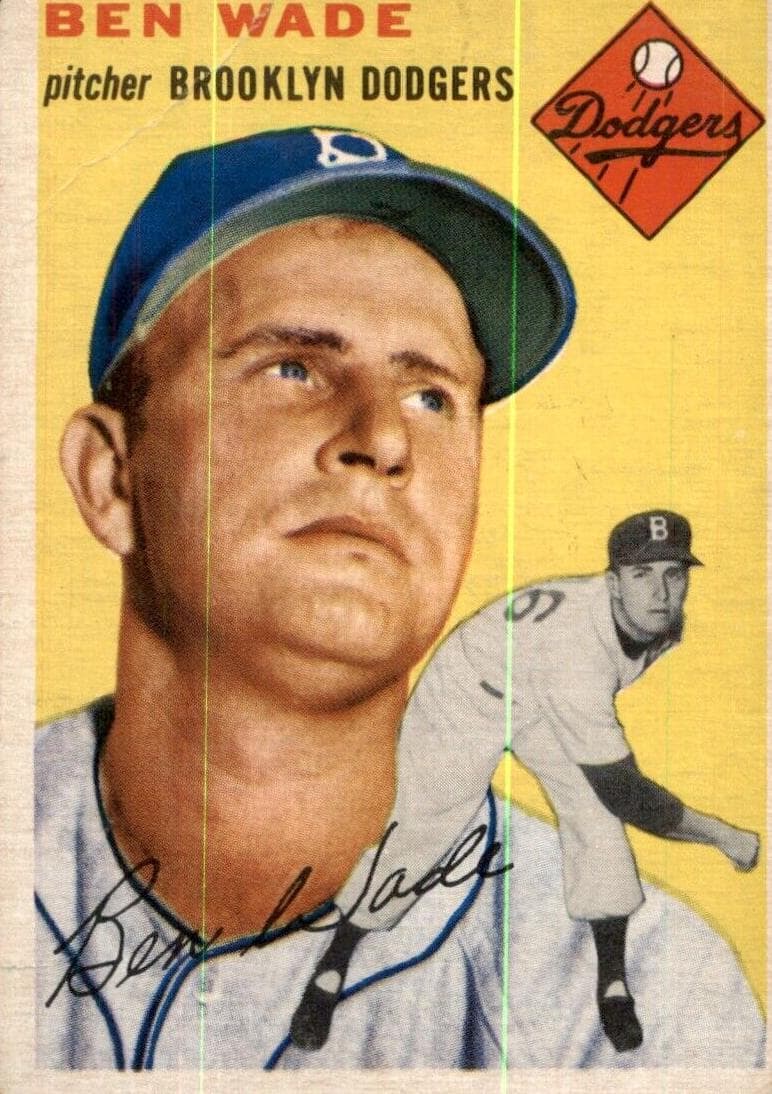 Ben Wade 1954 topps Topps