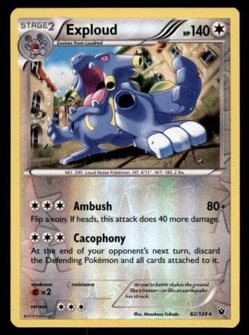 Exploud trading card