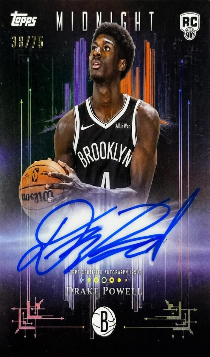 Drake Powell 2025 topps Topps Midnight