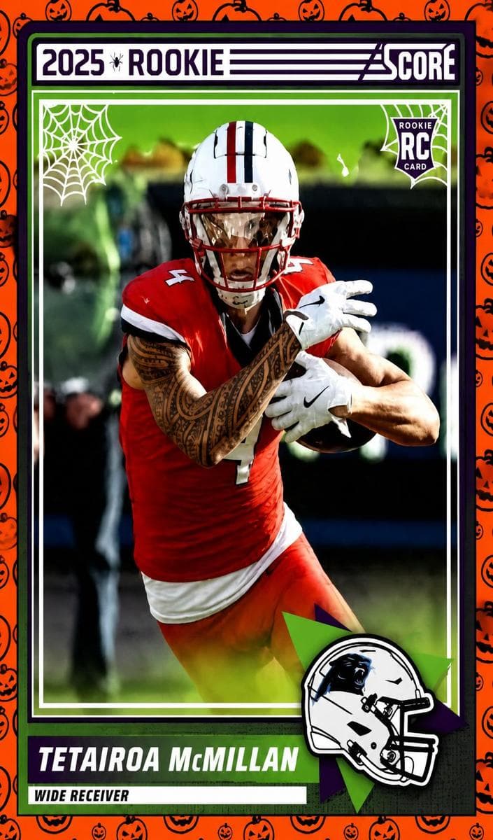 Tetairoa McMillan 2025 panini Score-A-Treat