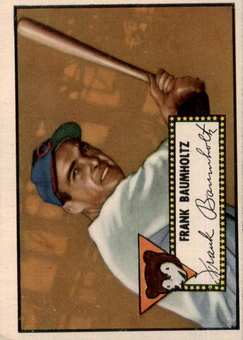 Frank Baumholtz 1952 topps Topps