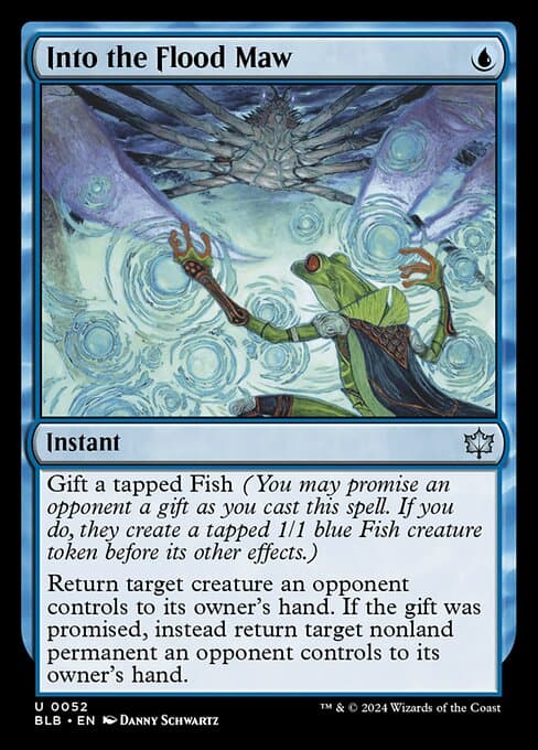 Into the Flood Maw 2024 Magic: The Gathering Bloomburrow