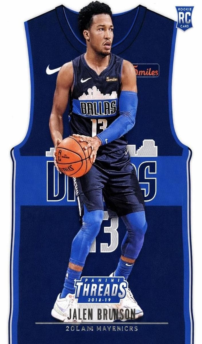 Jalen Brunson 2018 panini Threads
