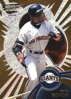 Barry Bonds 1999 panini Pacific Revolution