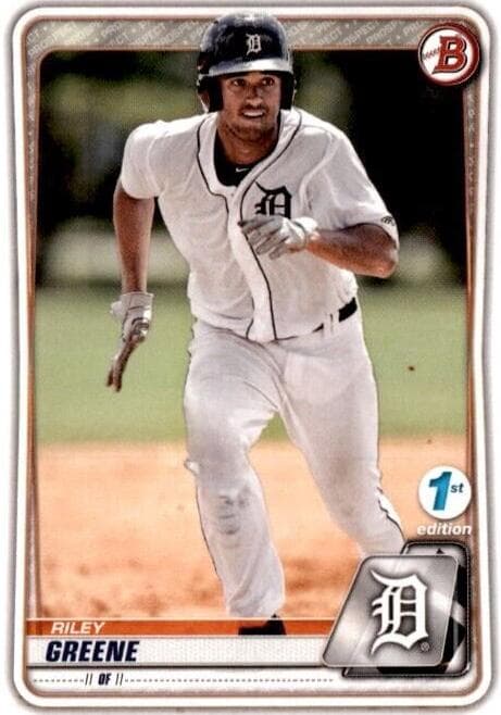 Riley Greene 2020 bowman Bowman 1st Edition