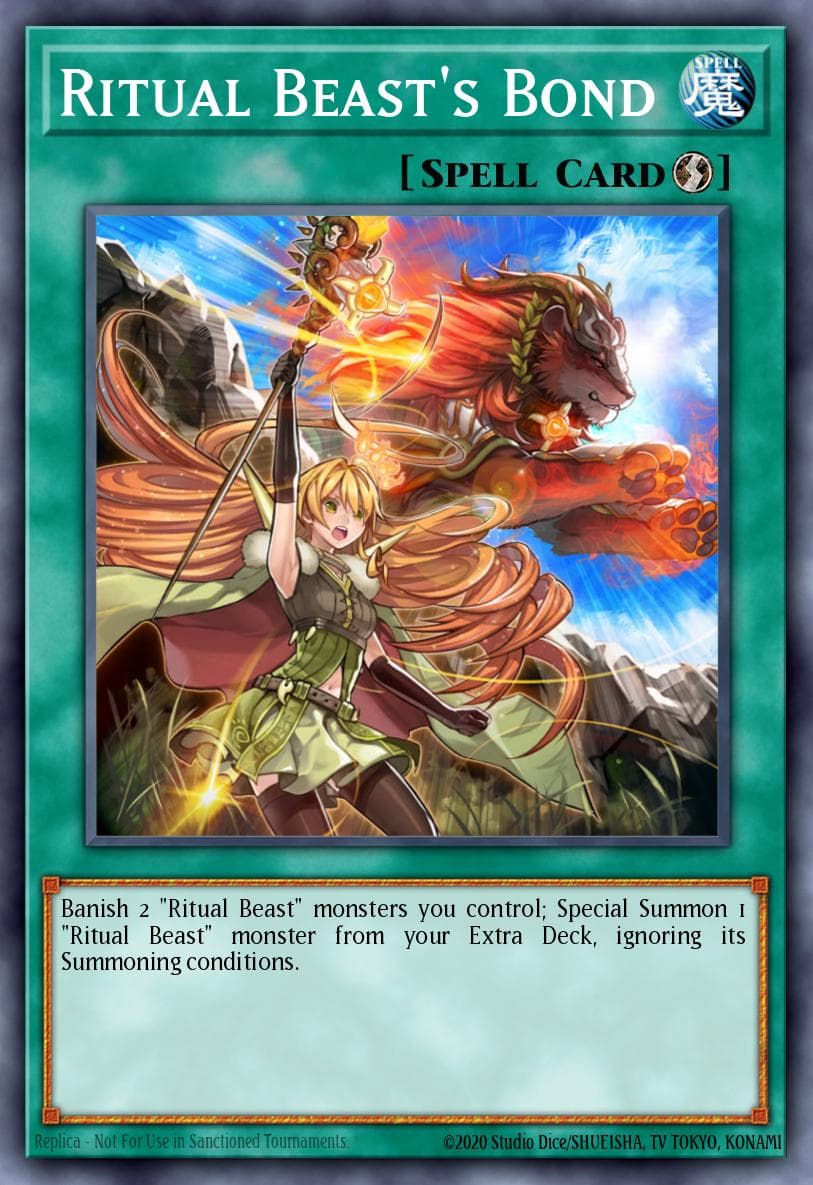 Ritual Beast's Bond 2015 Yu-Gi-Oh! The Secret Forces