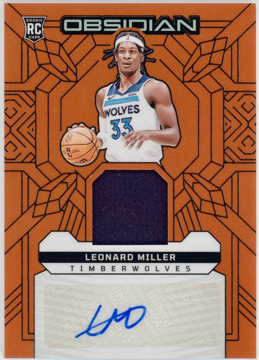 Leonard Miller 2023 panini Obsidian