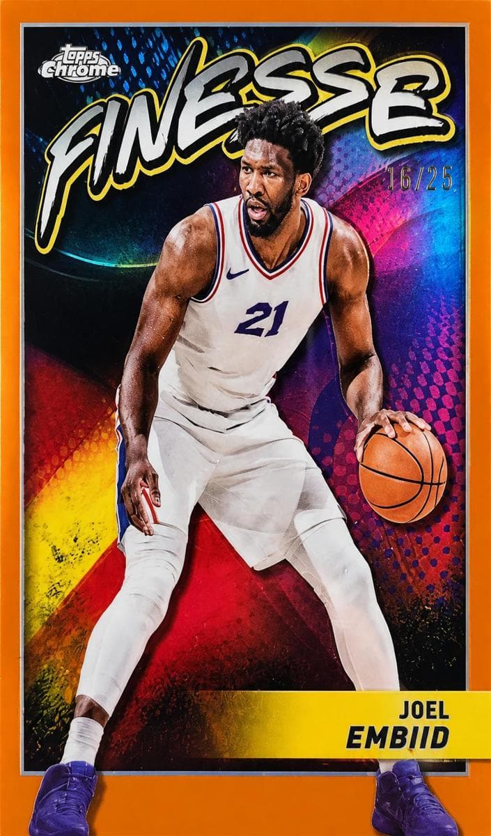 Joel Embiid 2023 topps Topps Chrome
