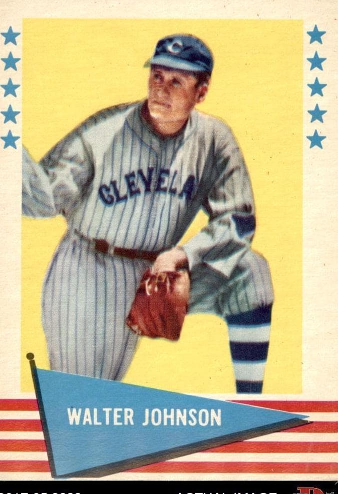 Walter Johnson 1961 fleer Fleer Baseball Greats