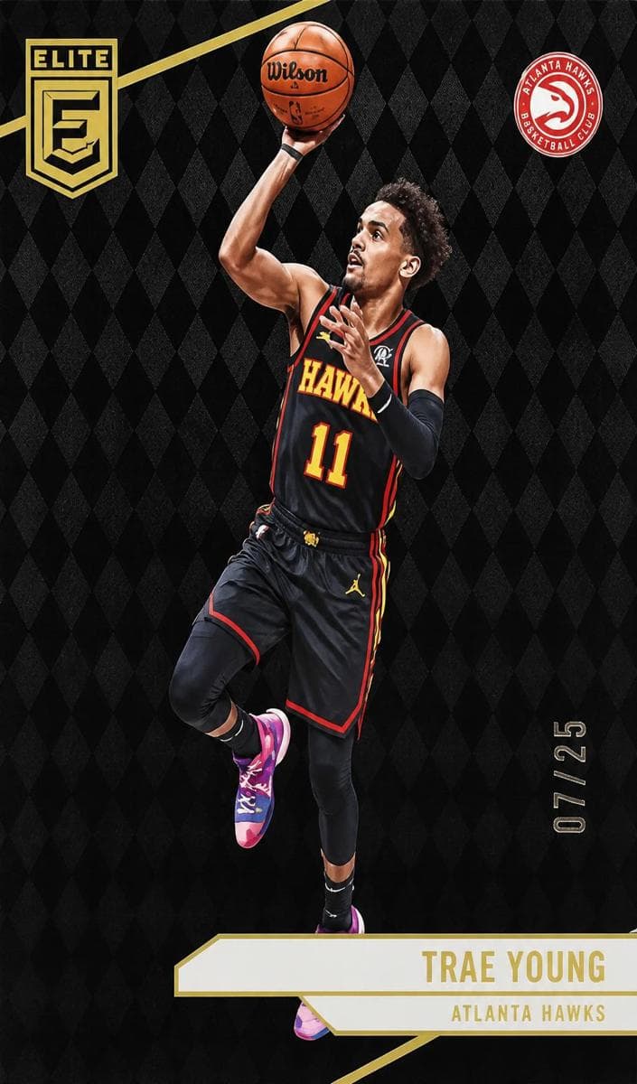 Trae Young 2023 panini Donruss Elite