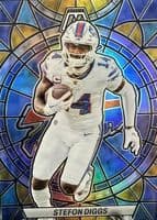 Stefon Diggs 2023 panini Mosaic Stained Glass