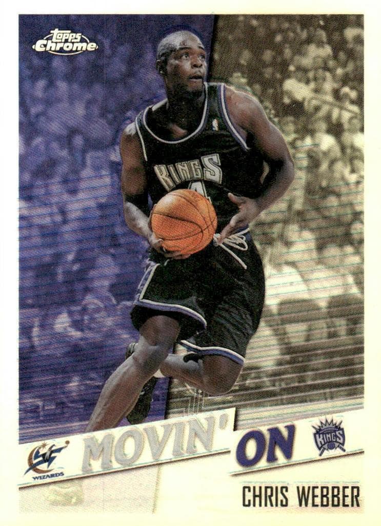 Chris Webber 1998 topps Topps Chrome
