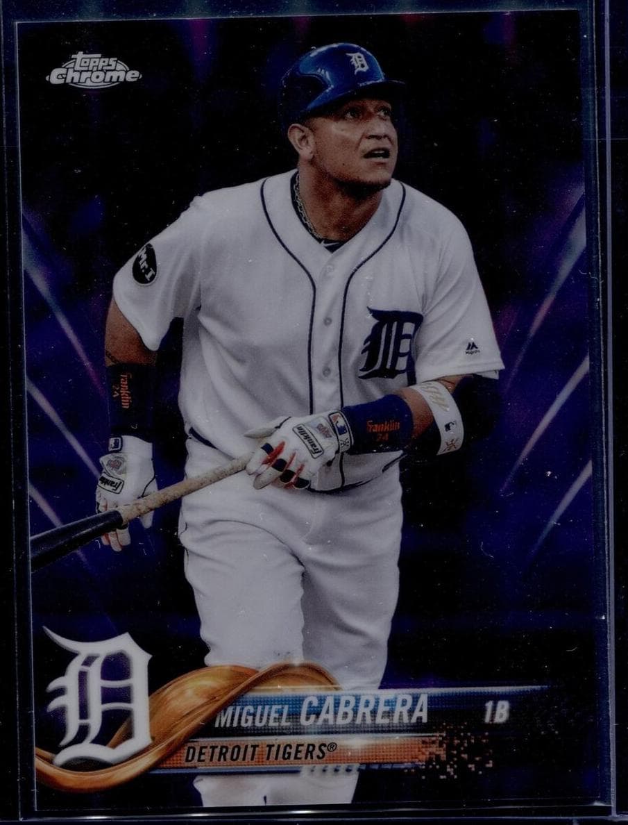 Miguel Cabrera 2018 topps Topps Chrome