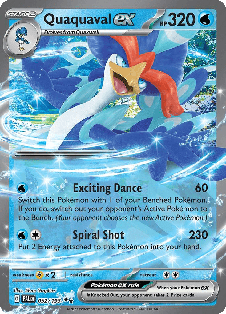 Quaquaval ex 2023 Pokemon