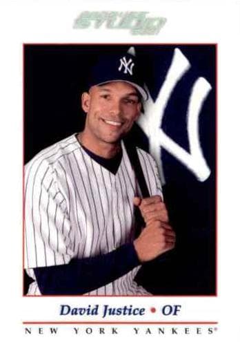 David Justice 2001 panini Donruss Studio