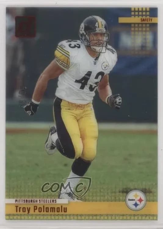 Troy Polamalu 2024 panini Clearly Donruss