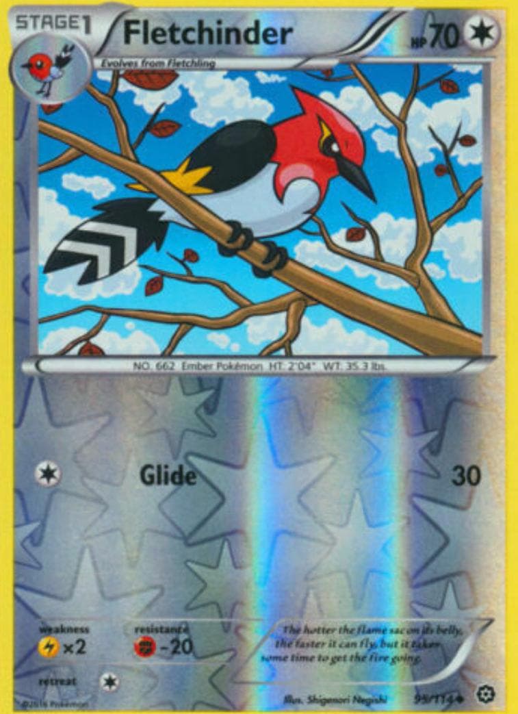 Fletchinder trading card