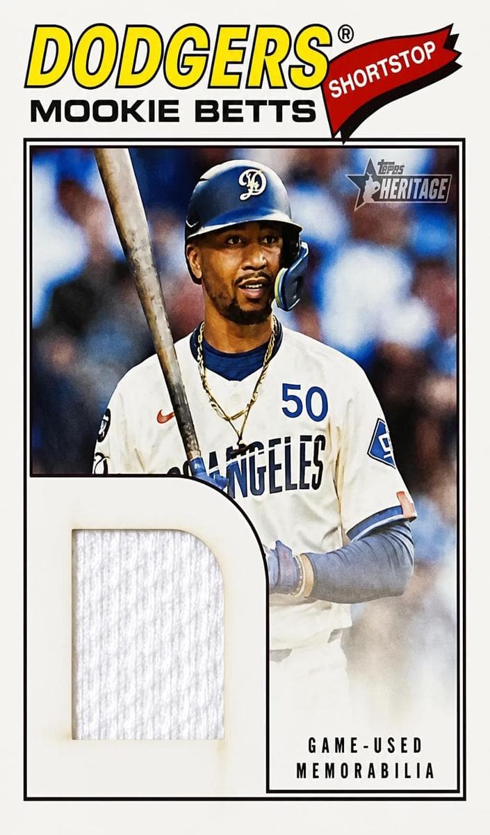 Mookie Betts 2026 topps Topps Heritage