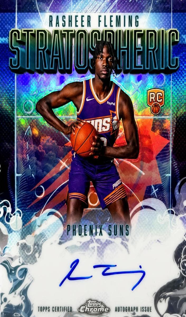 Rasheer Fleming 2025 topps Topps Chrome