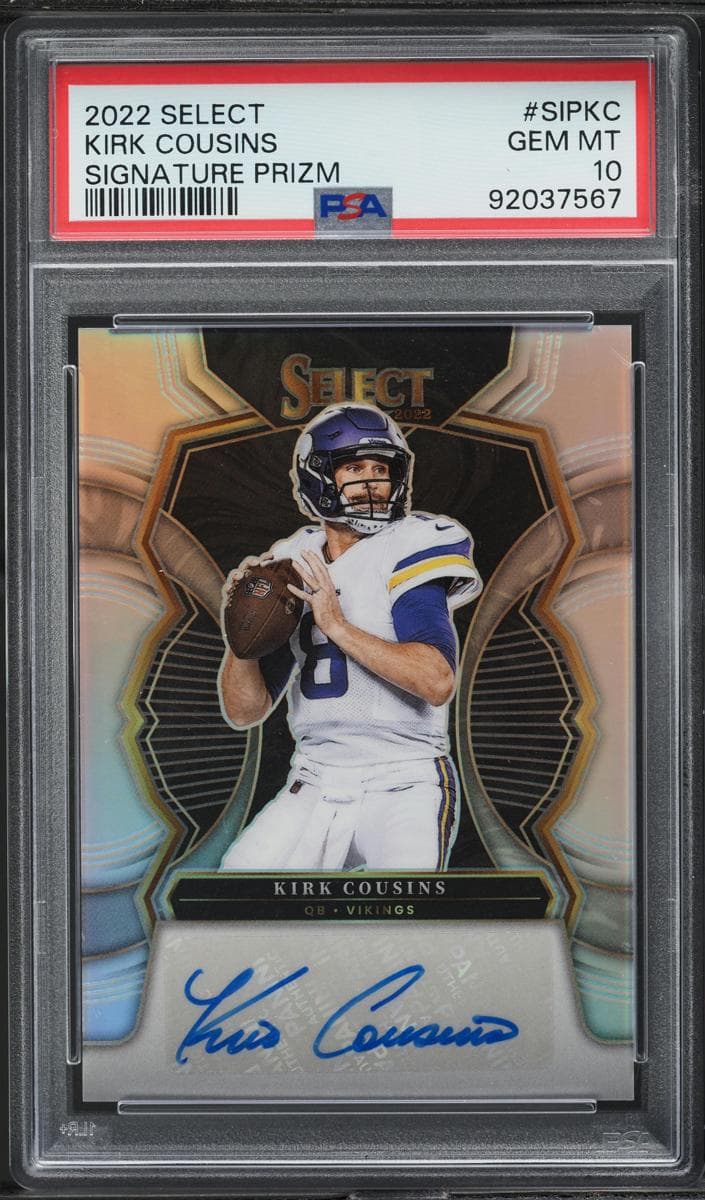 Kirk Cousins 2022 panini