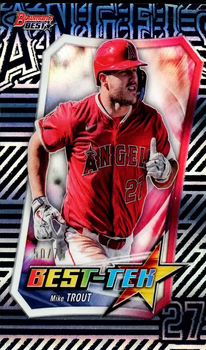 Mike Trout 2025 bowman Bowman Best