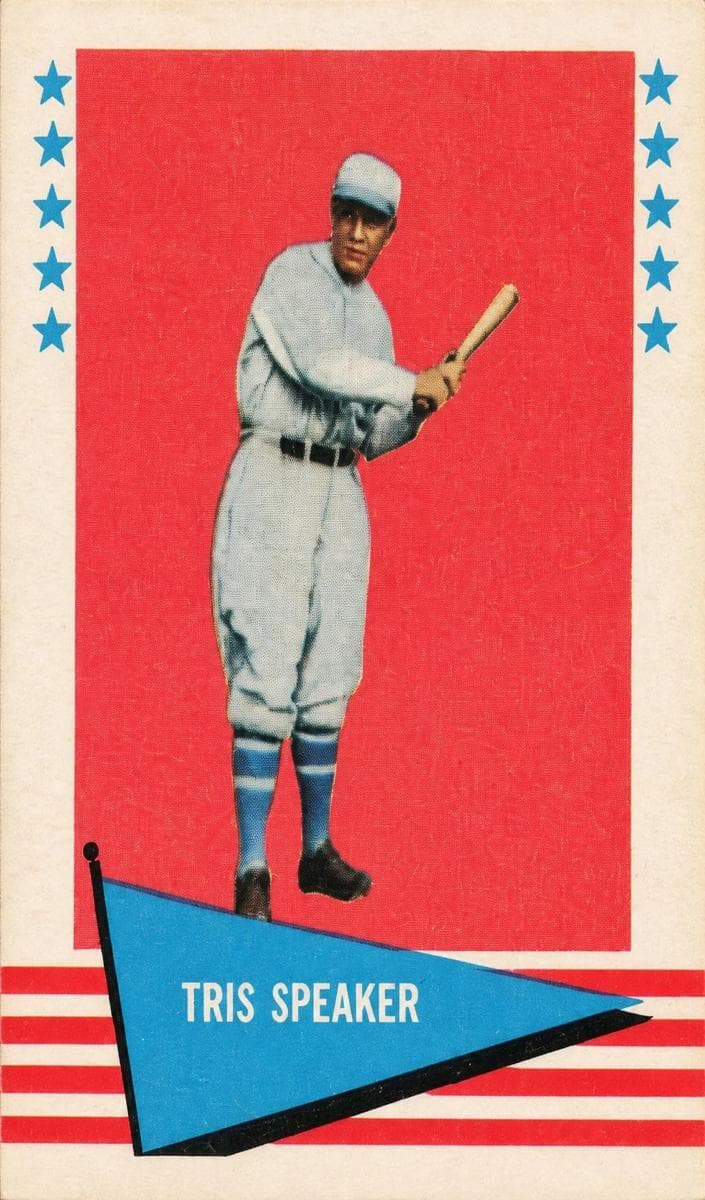 Tris Speaker 1961 fleer Fleer Baseball Greats