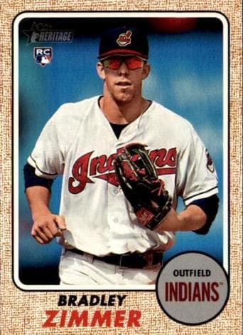 Bradley Zimmer 2017 topps