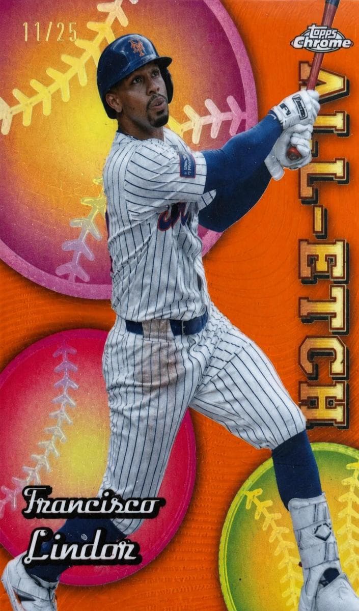 Francisco Lindor 2024 topps Topps Chrome Update