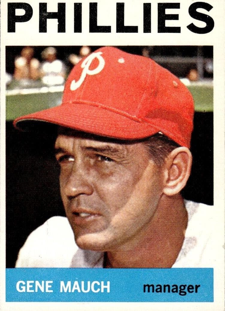 Gene Mauch 1964 topps Topps