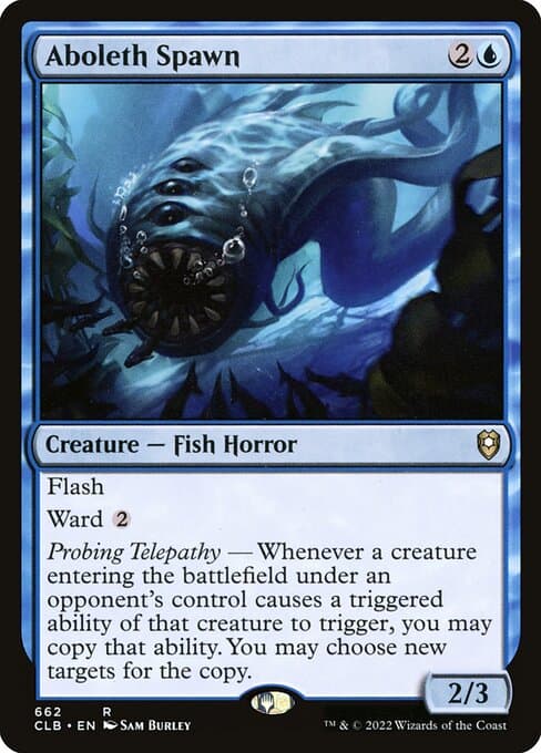 Aboleth Spawn 2022 Magic: The Gathering Commander Legends: Battle for Baldur's Gate Extended Art
