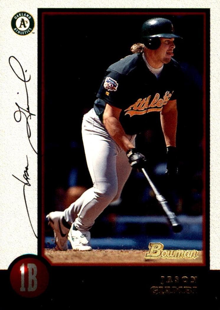 Jason Giambi 1998 bowman Bowman Chrome