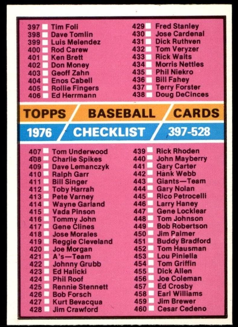 Checklist: 397-528 #526