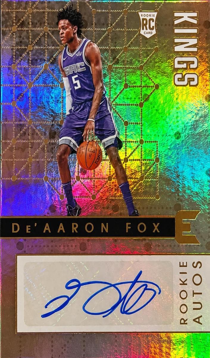 De'Aaron Fox 2017 panini