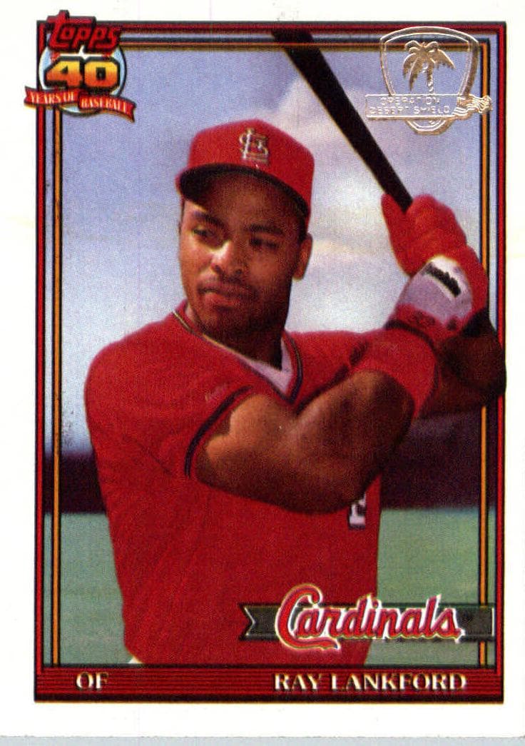Ray Lankford 1991 topps Topps