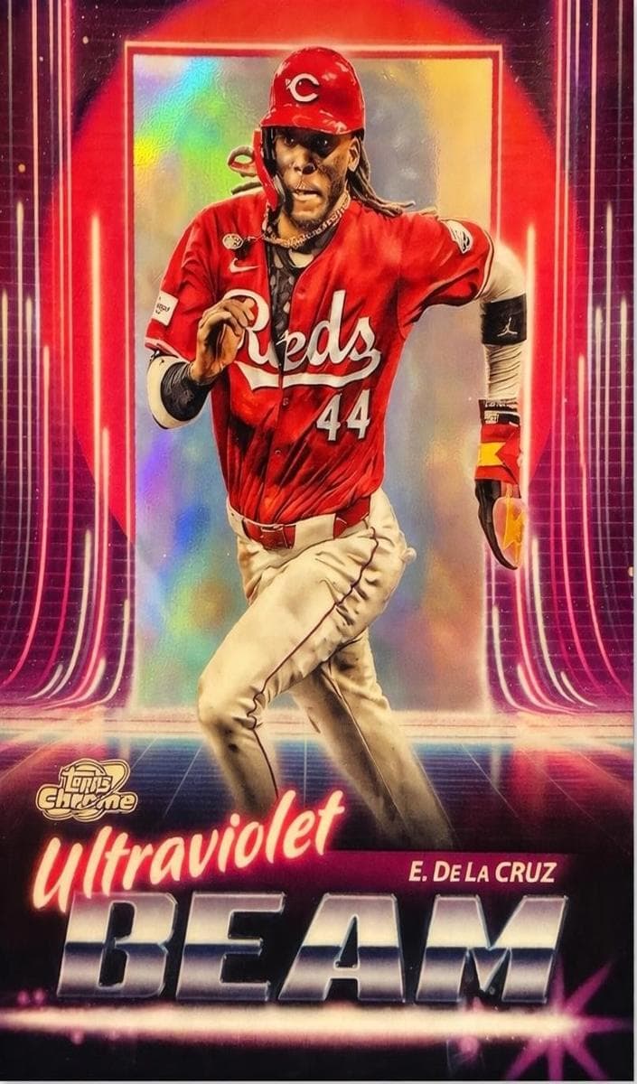 Elly De La Cruz 2025 topps Topps Cosmic Chrome