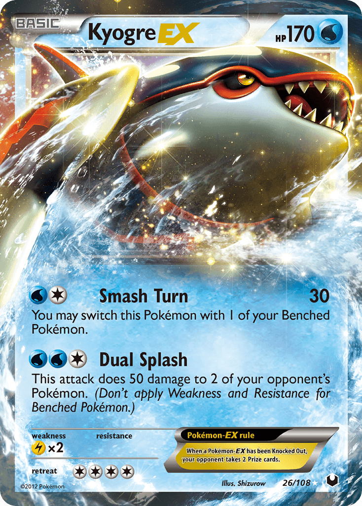 Kyogre EX 2012 Pokemon