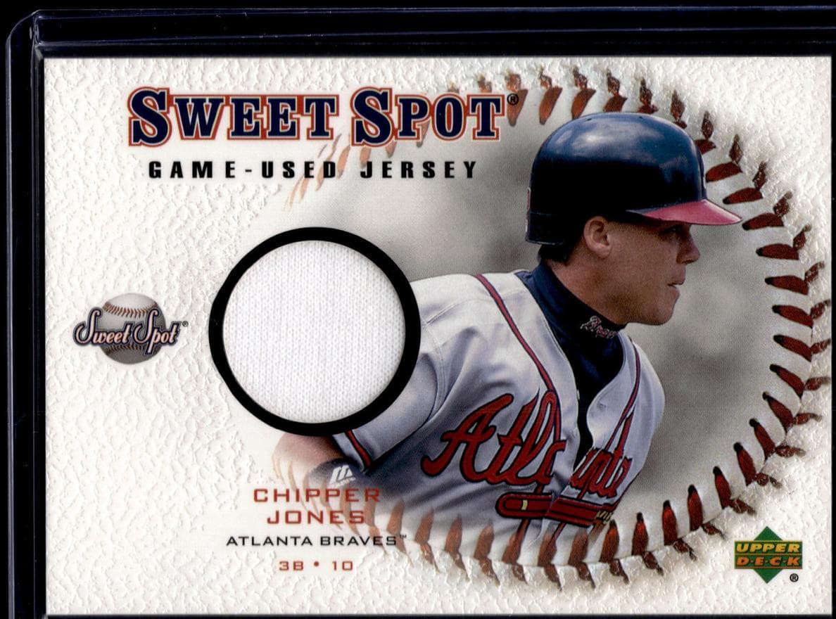 Chipper Jones 2001 upper-deck Upper Deck Sweet Spot