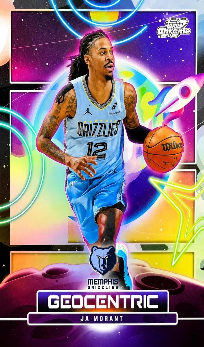 Ja Morant 2025 topps Topps Cosmic Chrome