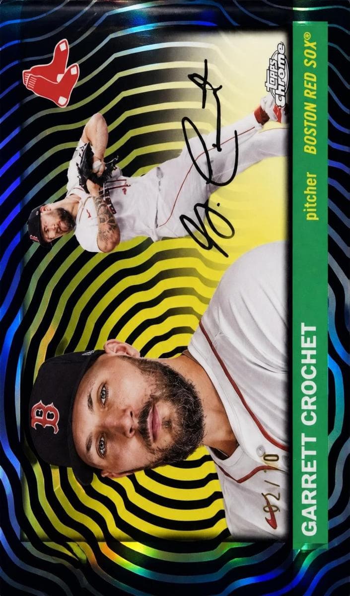 Garrett Crochet 2025 topps Topps Chrome Platinum