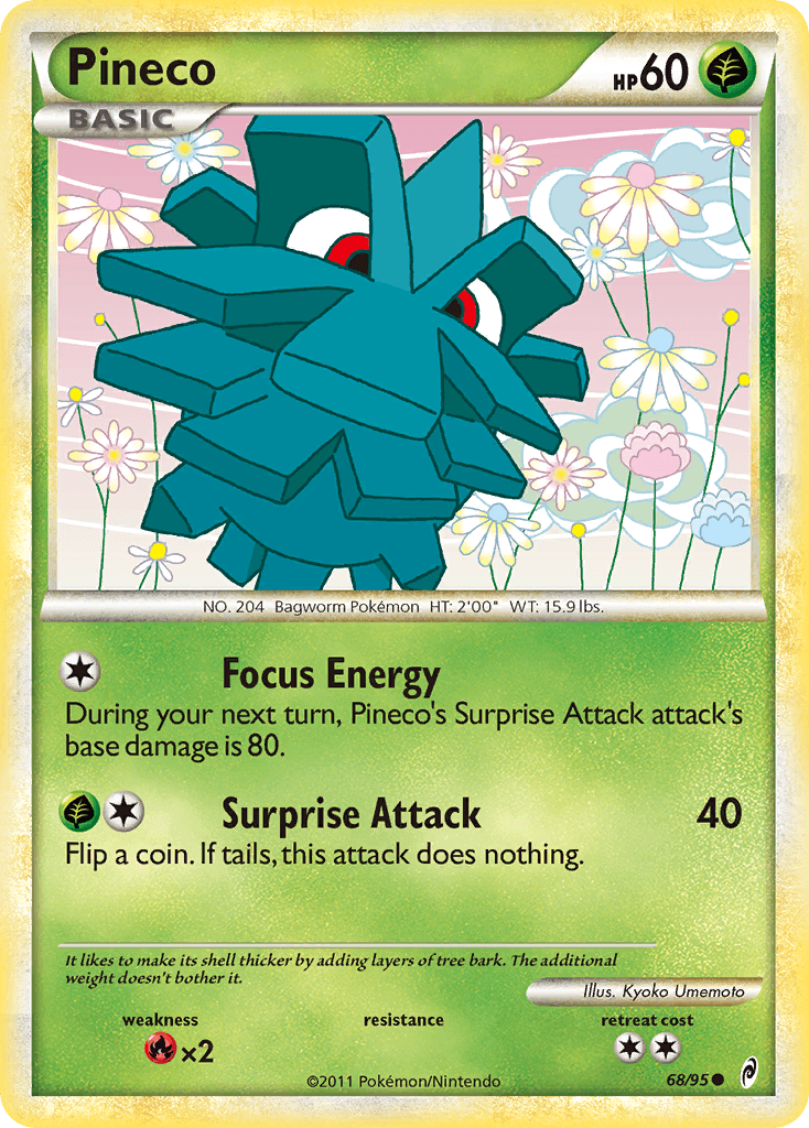 Pineco 2011 Pokemon Call of Legends