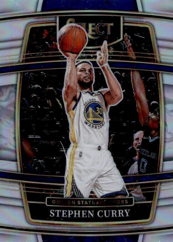 Stephen Curry 2021 panini Select Concourse Silver