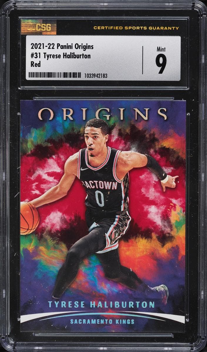 Tyrese Haliburton 2021 panini Panini Origins